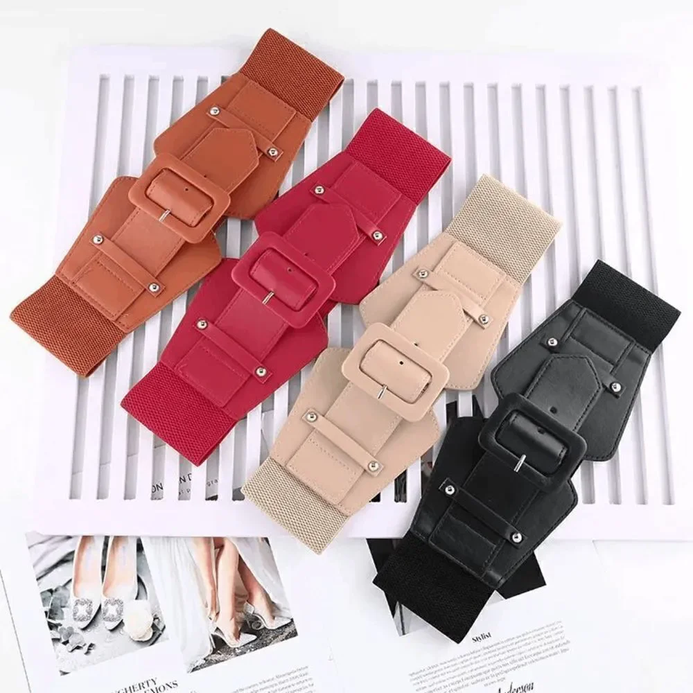 Ladies Stretch Belt - Cream